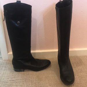 Sam Edelman Black Penny Riding Boots